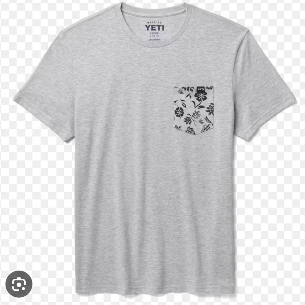 Yeti Flip Print Pocket T-Shirt